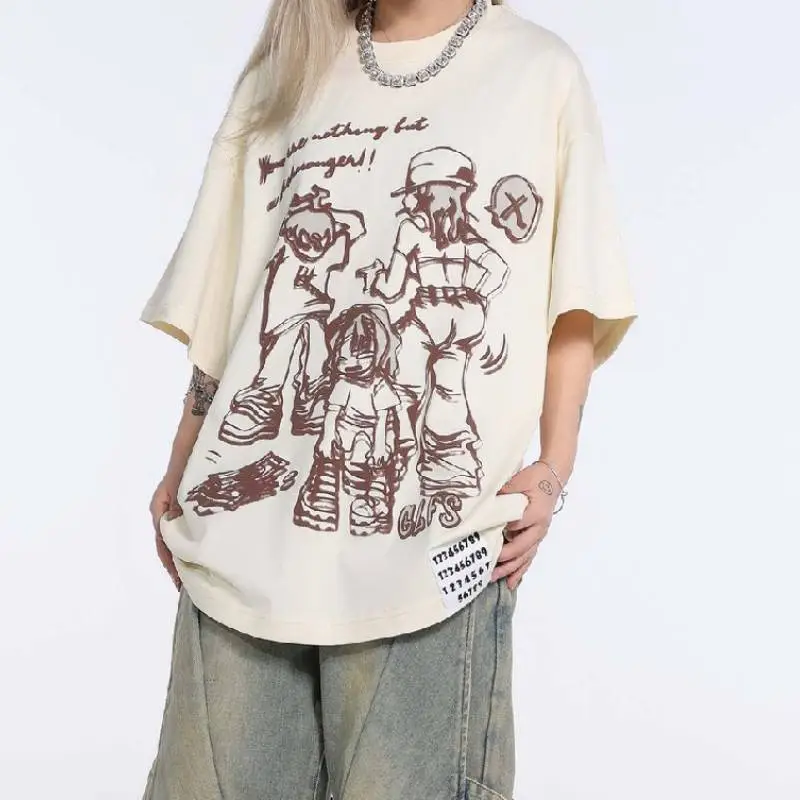 Cute Cartoon 100% Cotton T Shirt-2