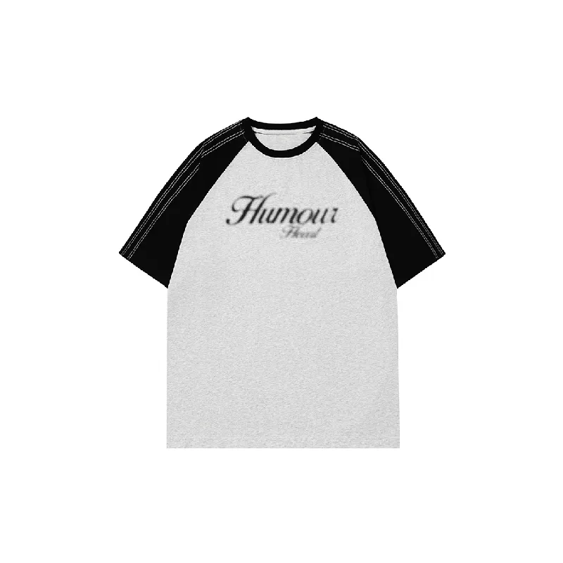 Casual Letter 100% Cotton T Shirt-0