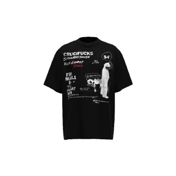 Casual Loose Combed Cotton T Shirt