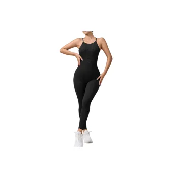 Sporty Plain Bodysuit Women