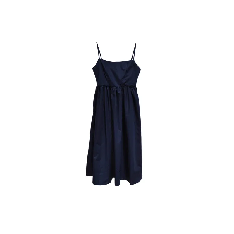Sexy Plain Polyester Dress Women-0