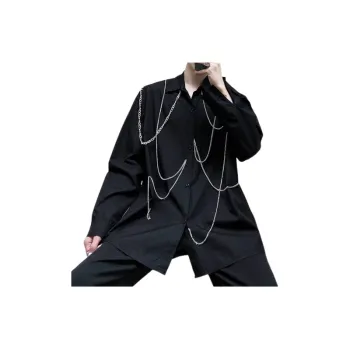 Casual Chain Decorated Shirt