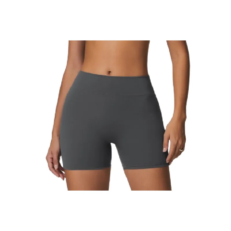 Basics Plain Sports Shorts Women-2