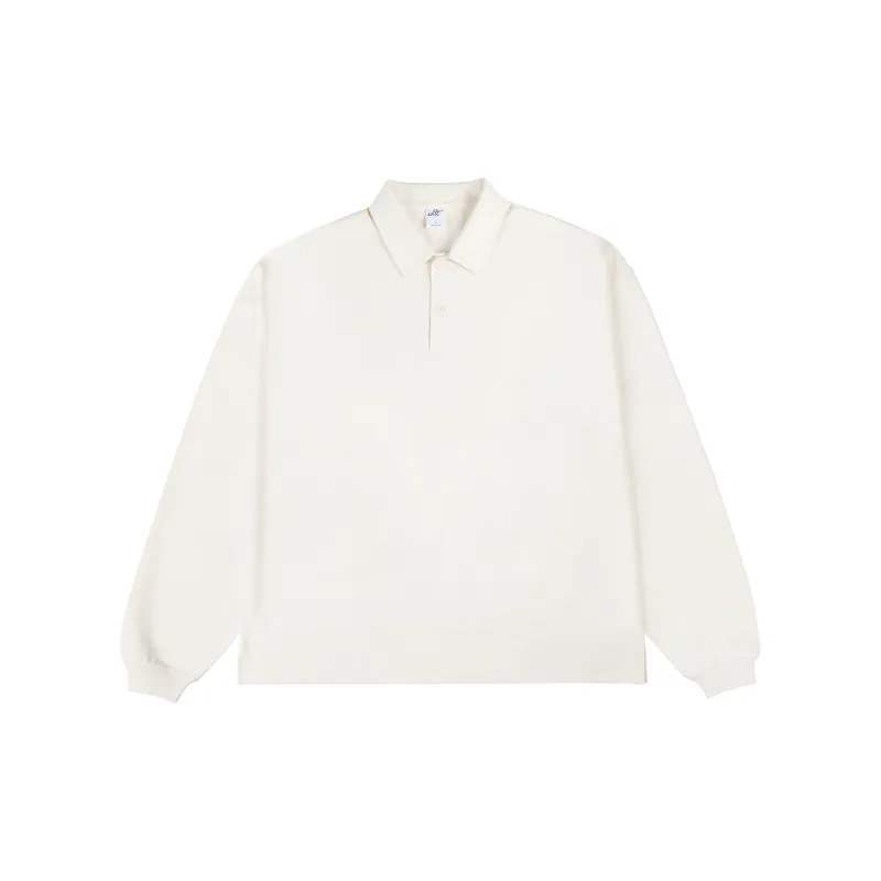 Loose Lapel Long Sleeve T shirt-7