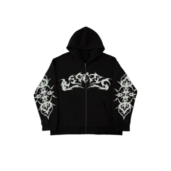 Flame Zipper Hoodie