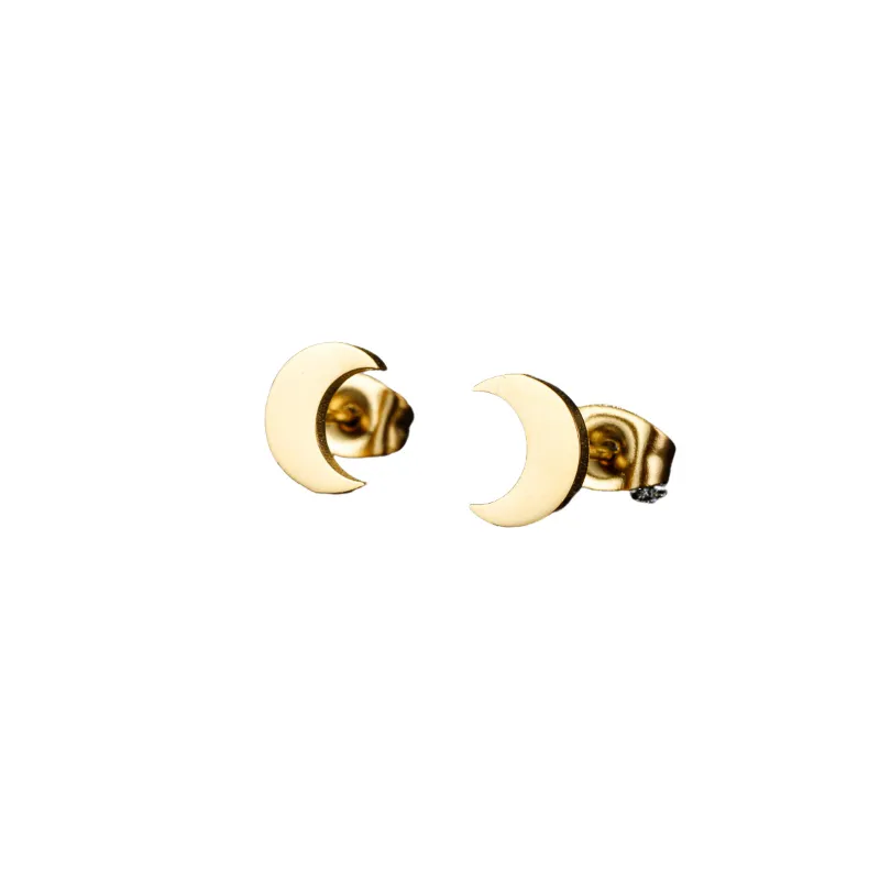 Simple Geometric Ear Stud Unisex-2