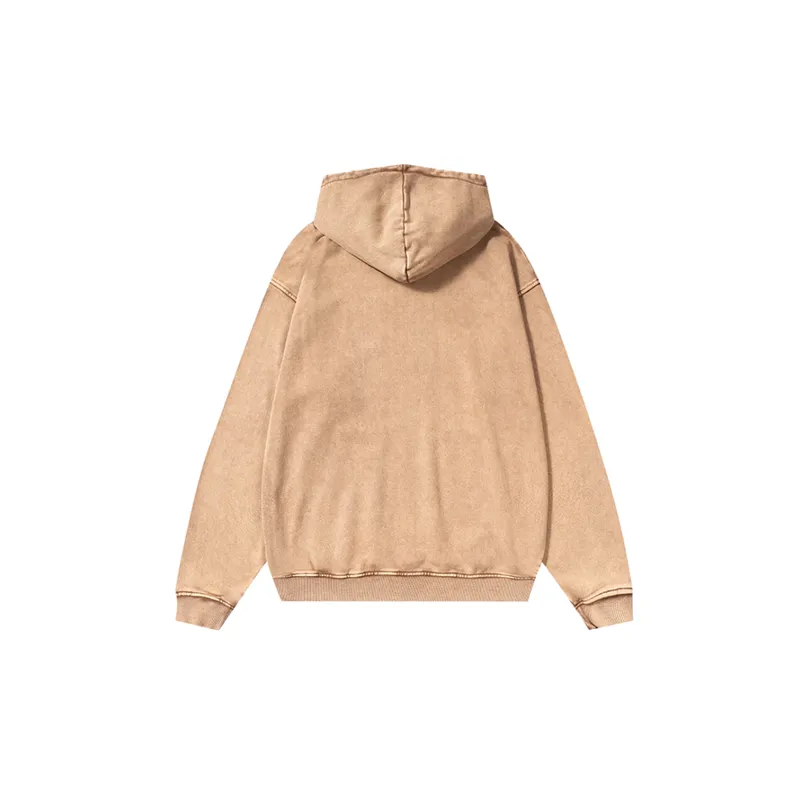 Retro Batik Wash Water Old Hoodie-3