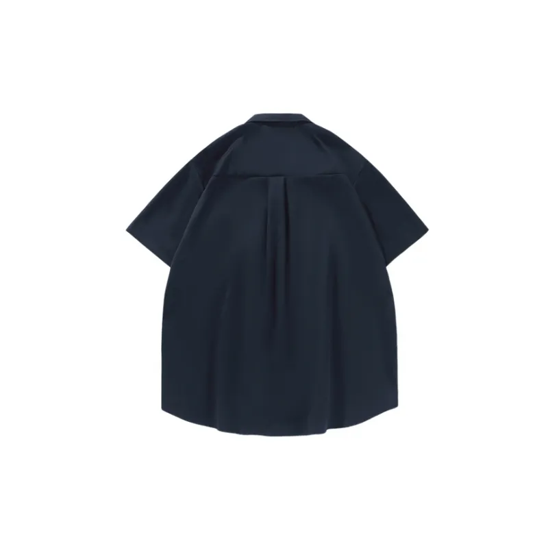 Trendy Retro Casual Versatile Short Sleeved Shirt-5