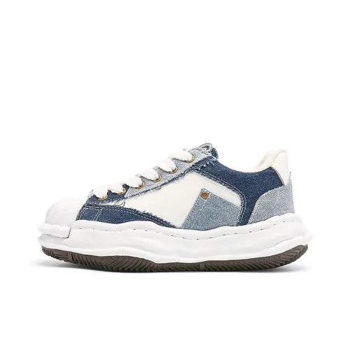 Denim Splicing Casual Thick Bottom Shoes