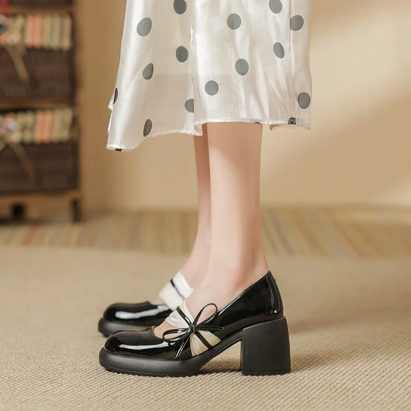Retro Soft Mary Jane Shoes-2