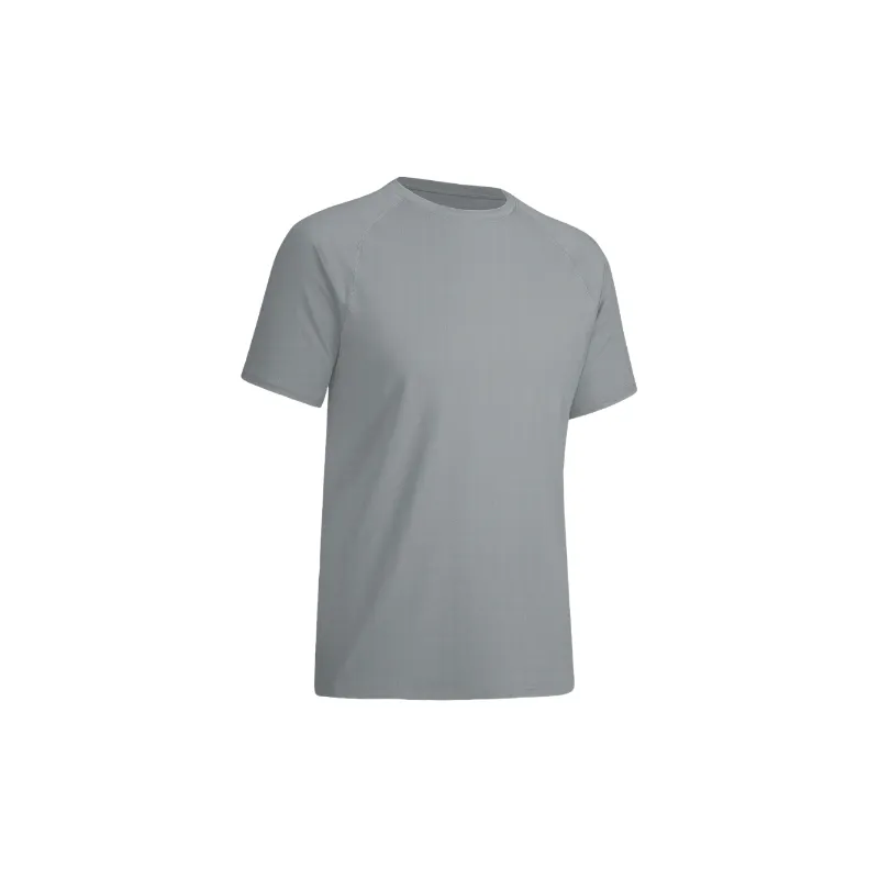 Casual Plain Blended Synthetic Fabrics T Shirt Unisex-4