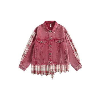 Retro Distress Denim Jacket