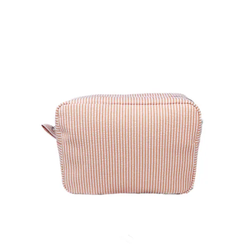 Fashionable Striped Makeup Bag