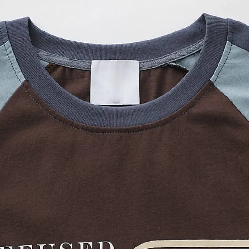 Sporty Loose 100% Cotton T Shirt-4