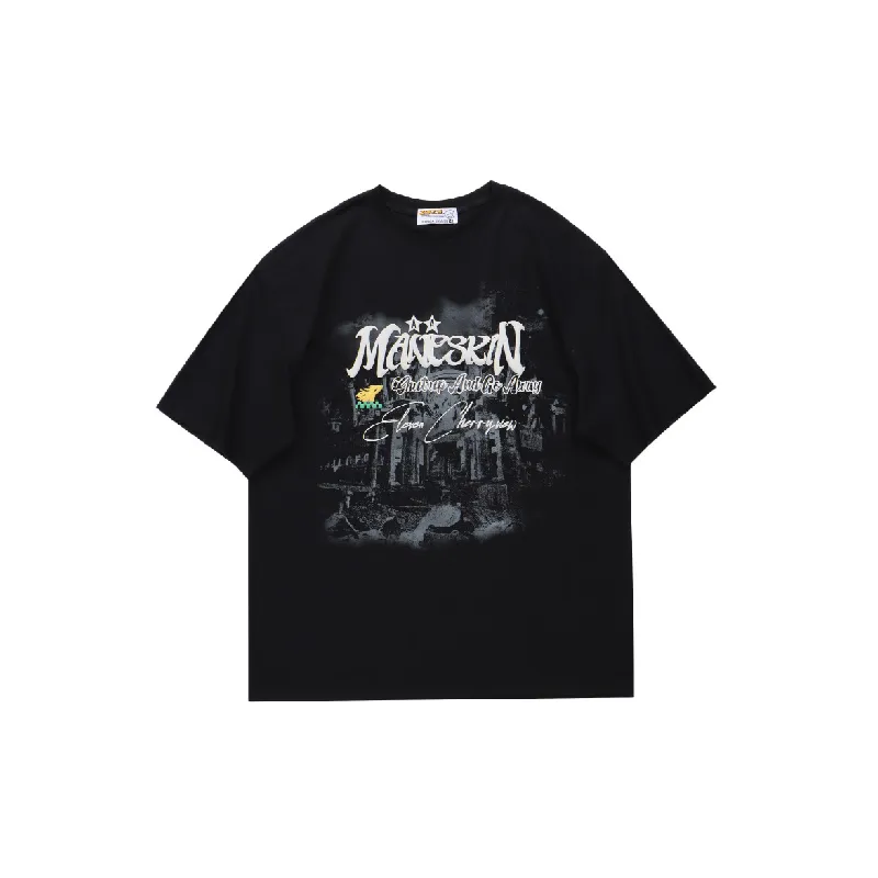 Casual Loose 100% Cotton T Shirt-2