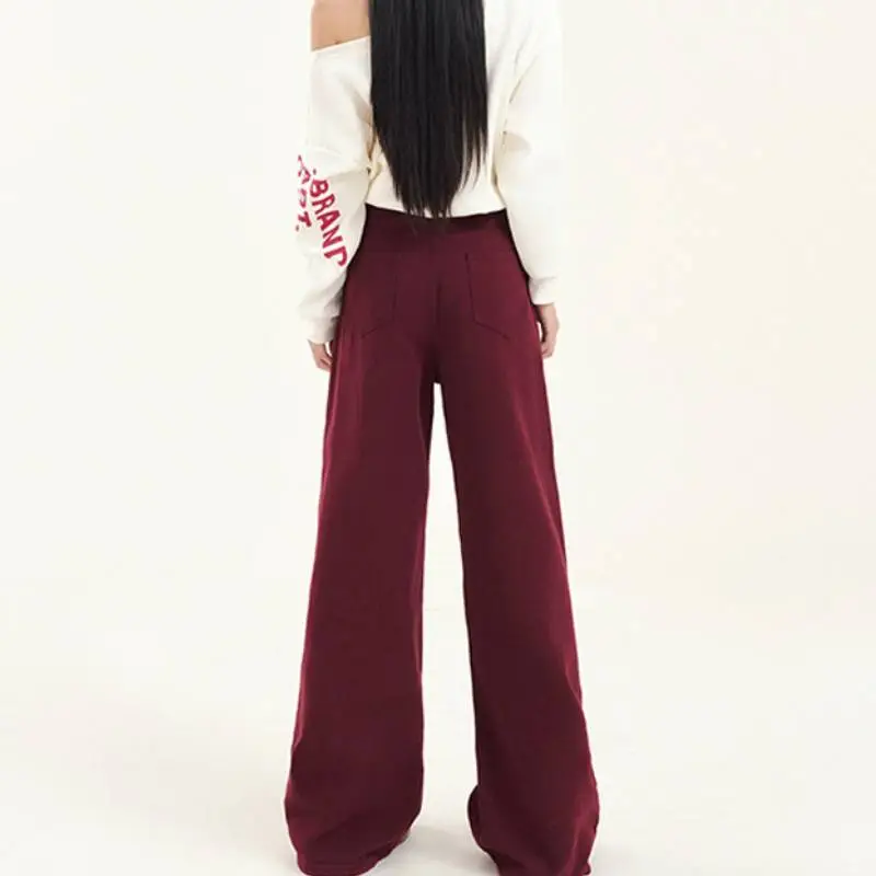 Casual Washed Jeans Women-7