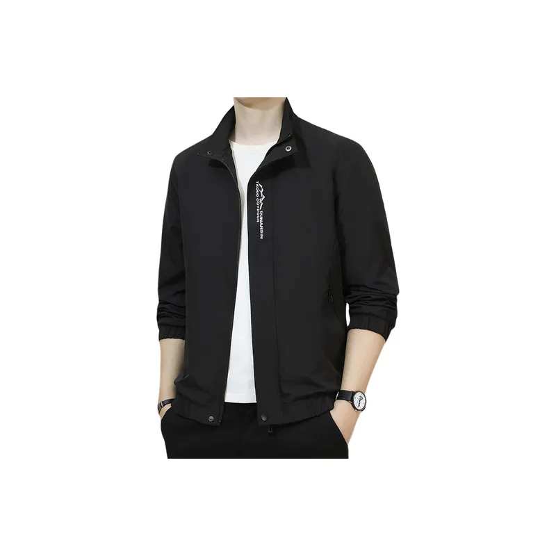 Casual Loose Blended Synthetic Fabrics Jacket-6