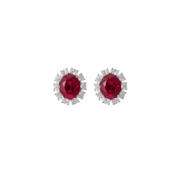 Retro Elegant Gemstone Earring