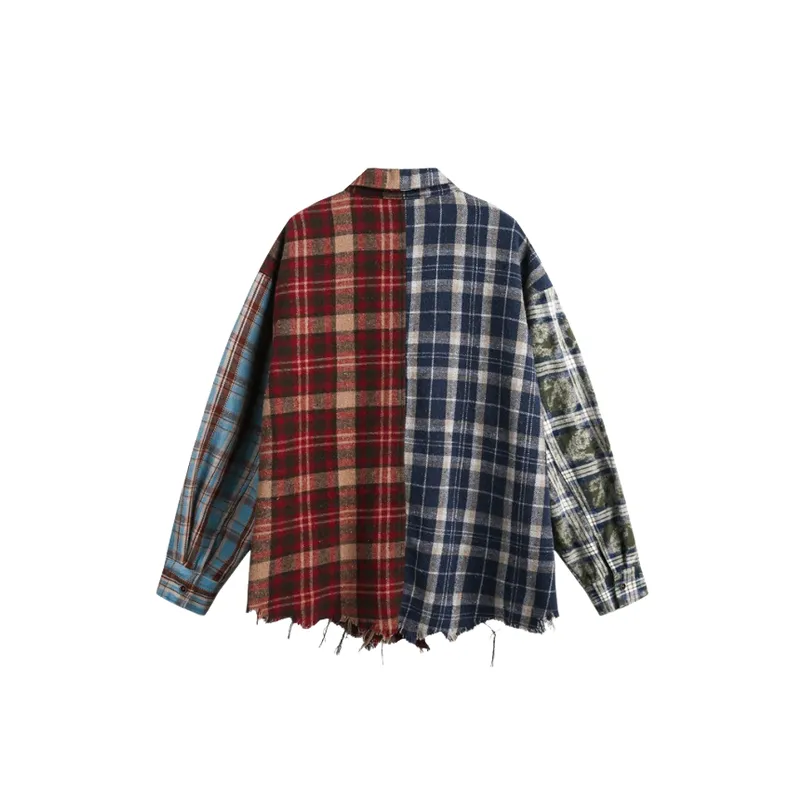 Casual Plaid 100% Cotton Shirt-1