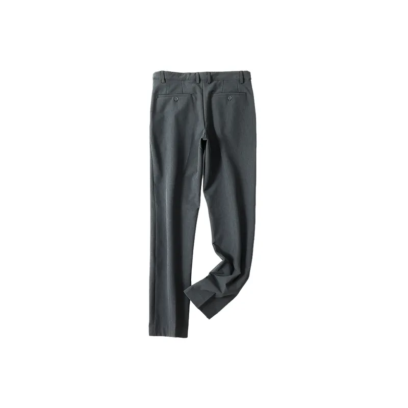 Casual Warming Blended Synthetic Fabrics Suit Trousers-1