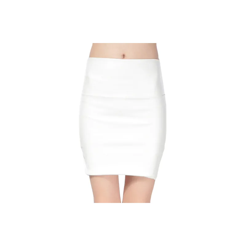 Fashionable Casual PU Leather Skirt Women-0