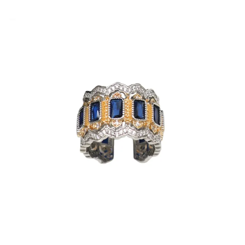Retro Palace Emerald Ring-7
