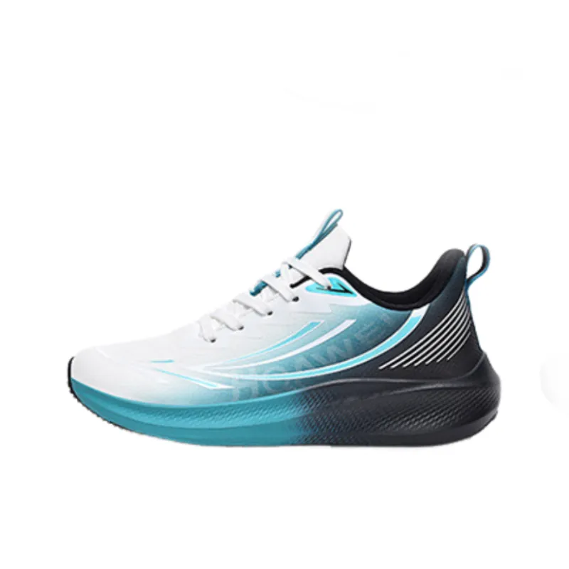 Sporty Contrast Color Running Shoes-3