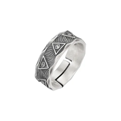 Retro Eye Of God Ring