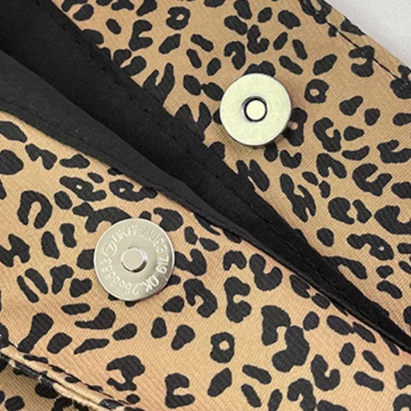 Casual Leopard Print Shoulder Bag-6