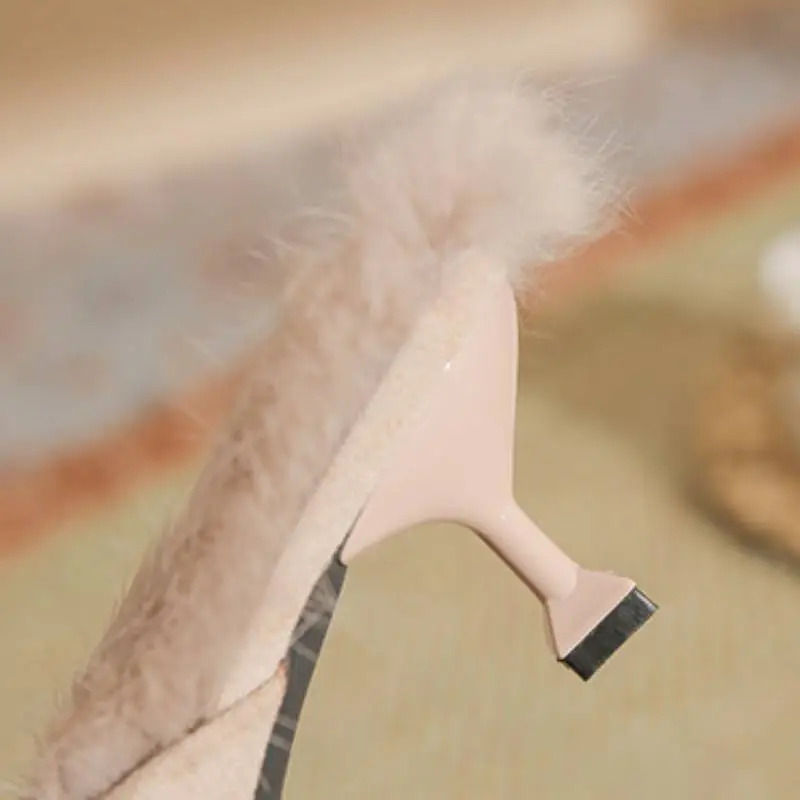 Basics Raw Hem High Heels-6