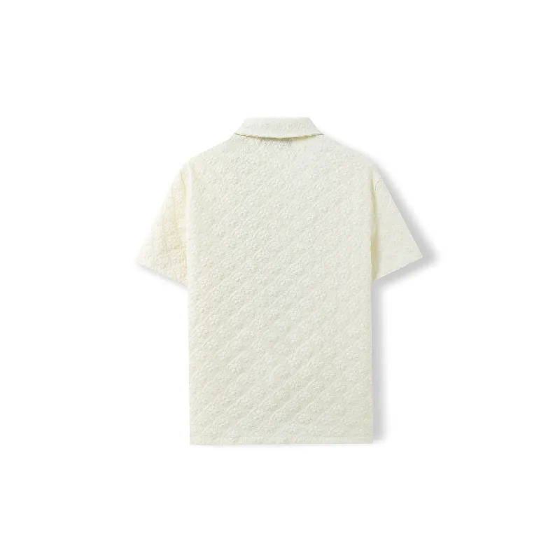 Fashionable Plain Polyester Shirt-1