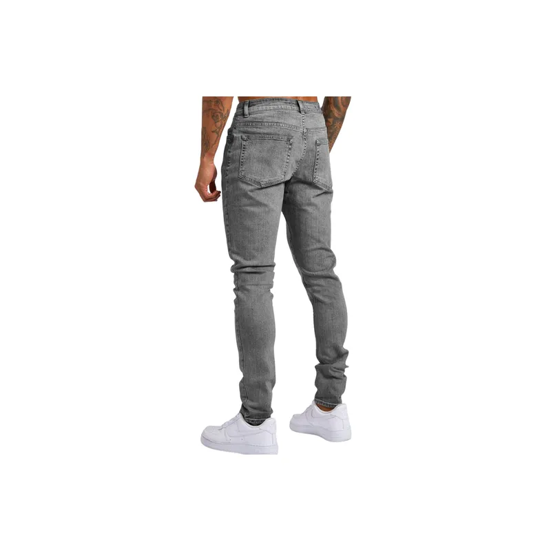 Simple Regular Jeans-3