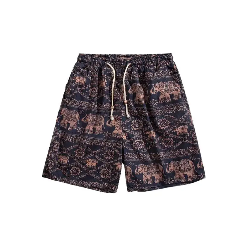 Loose Straight Leg Casual shorts-0