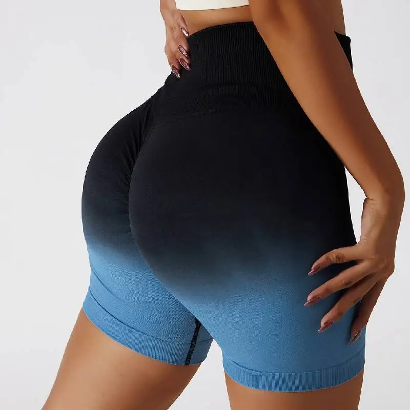 Casual Breathable Nylon Spandex Blend Sports Shorts Women-20