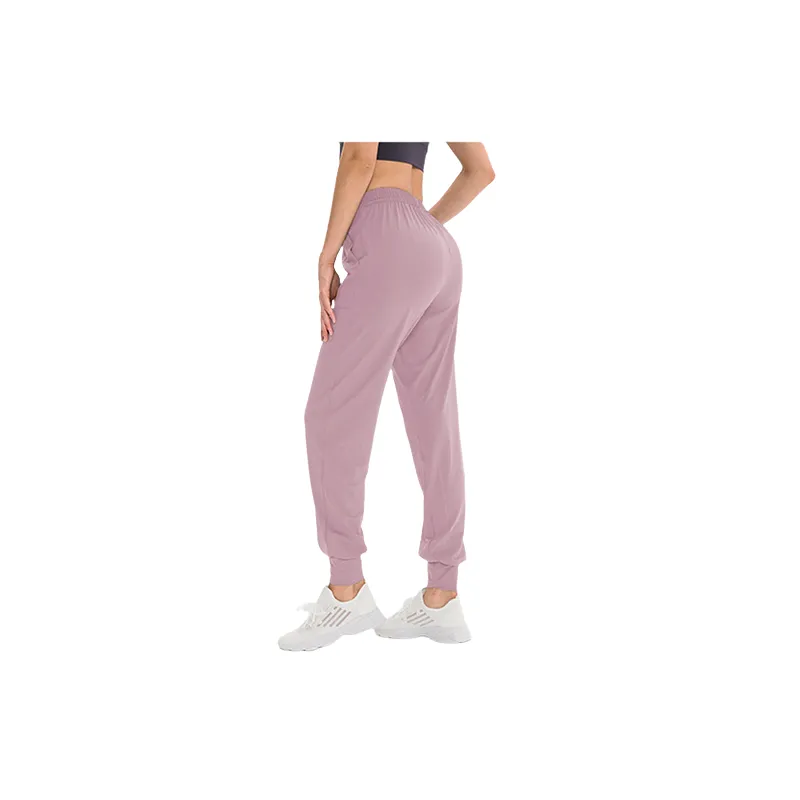 Casual Simple Polyester Sports Pants Women-5
