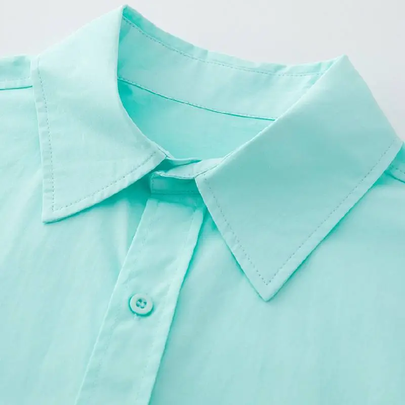 Casual Loose 100% Cotton Shirt-2