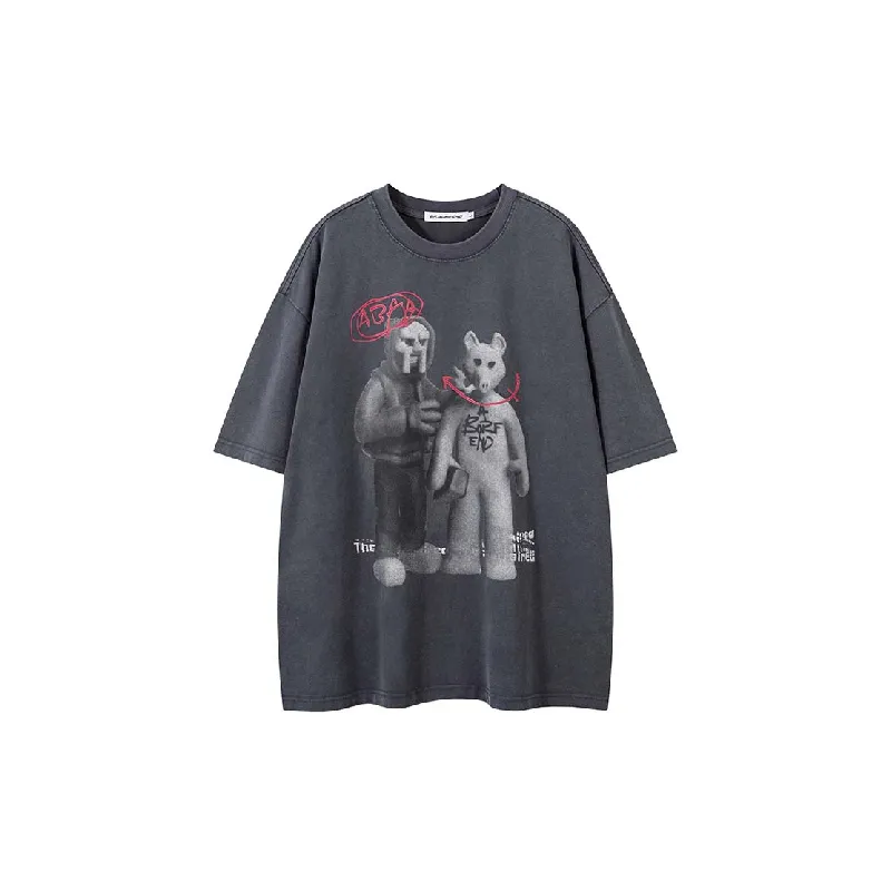 Fashion Street 100% Cotton T Shirt-0