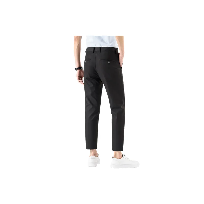 Casual Business Blended Synthetic Fabrics Suit Trousers-10