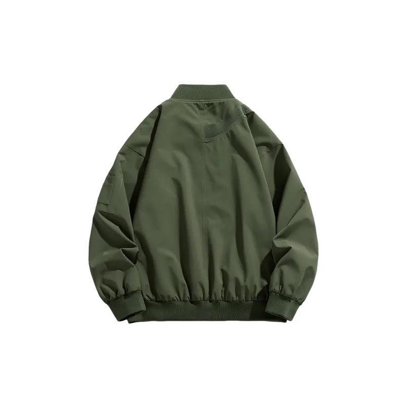 Retro Casual Blended Synthetic Fabrics Jacket-9