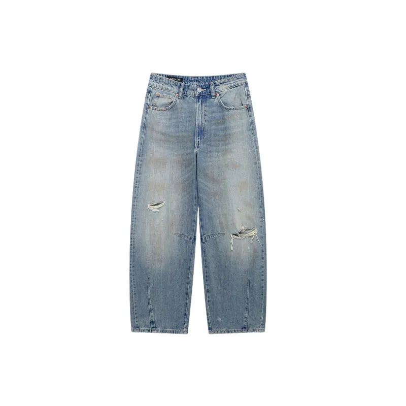 Fashionable Loose Jeans Women-0