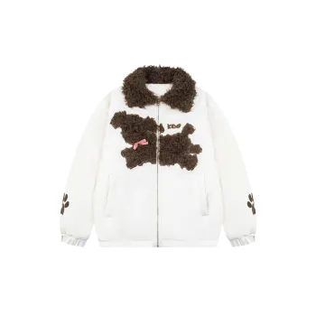 Simple Loose Quilted Jacket