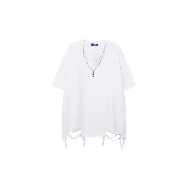 Retro Romantic Cotton Blended Fabric T Shirt Unisex-6