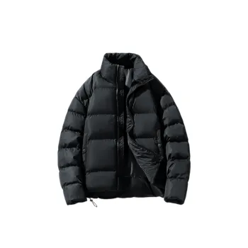 Simple Contrast Color Corduroy Quilted Jacket