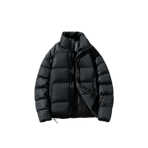 Simple Contrast Color Corduroy Quilted Jacket