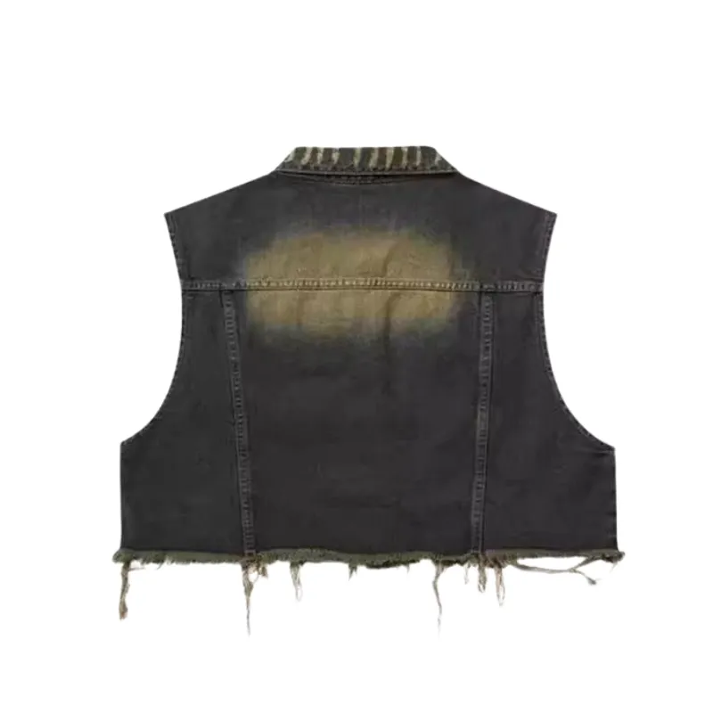 Retro Distress Vest-1