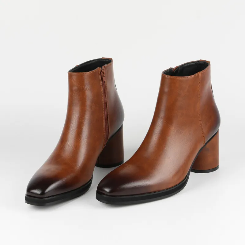Fashion Simple Ankle Boots-1