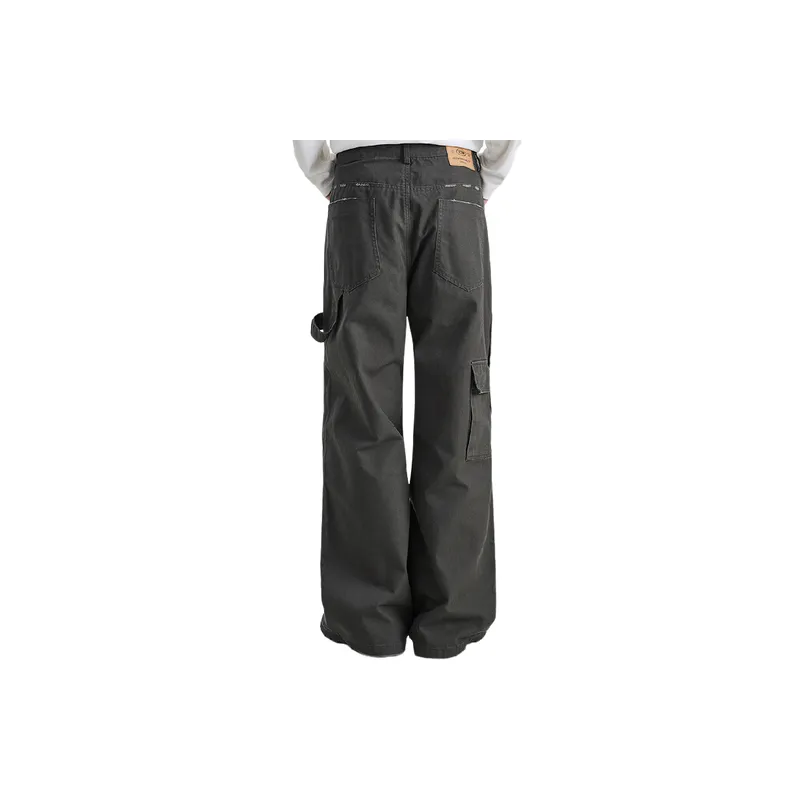 Basics Loose Cotton Casual Pants-5