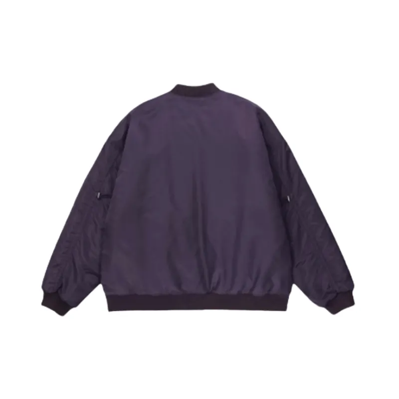 Retro Bomber Drawstring Oversize Jacket-1