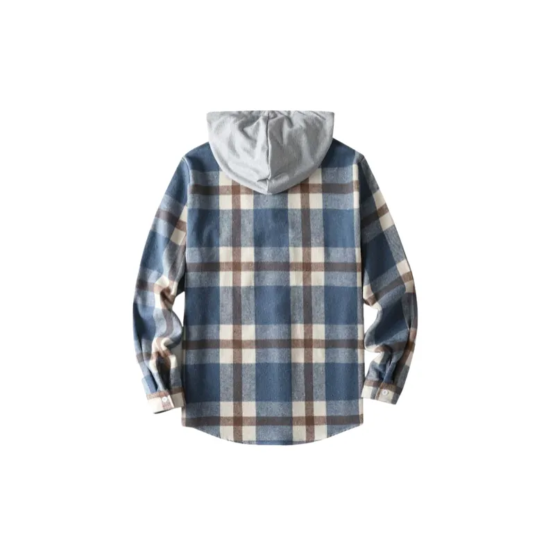 Casual Retro Woolen Fabric Shirt-14