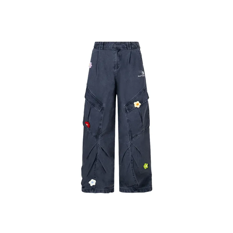 Retro Embroidery Jeans-0